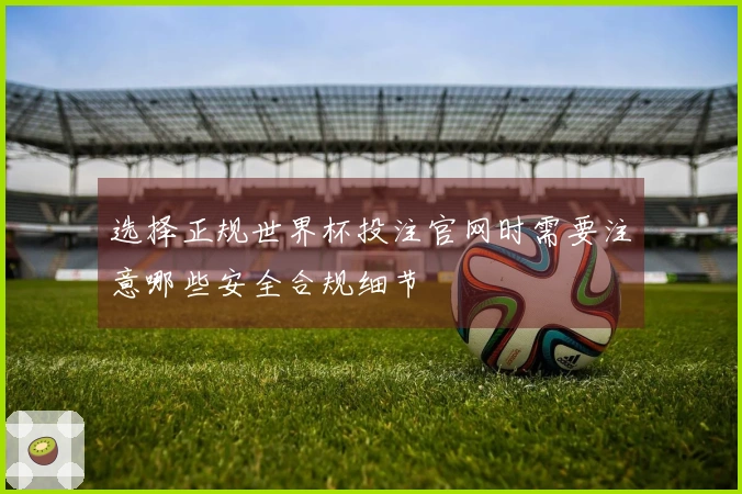 选择正规世界杯投注官网时需要注意哪些安全合规细节